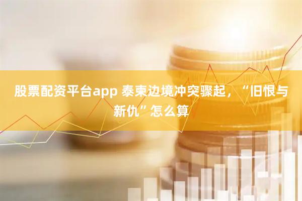 股票配资平台app 泰柬边境冲突骤起，“旧恨与新仇”怎么算