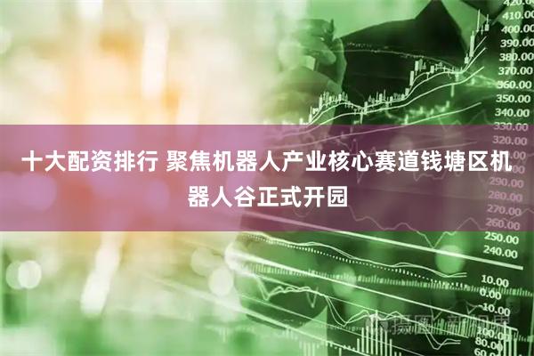 十大配资排行 聚焦机器人产业核心赛道钱塘区机器人谷正式开园